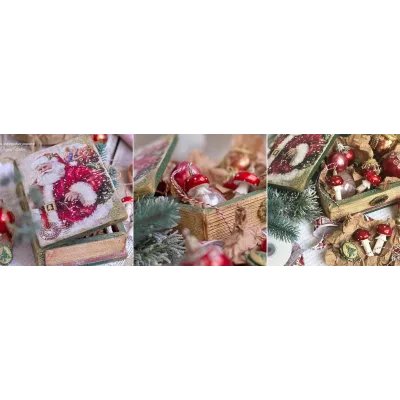 «Пряничная шкатулка» с ёлочными игрушками (Таня Свирко)