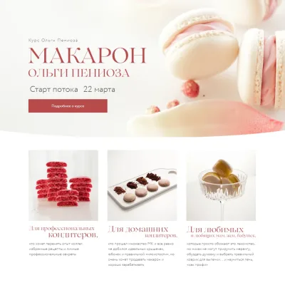 Курс "Идеальный макарон". Стандартный пакет (Ольга Пениоза)