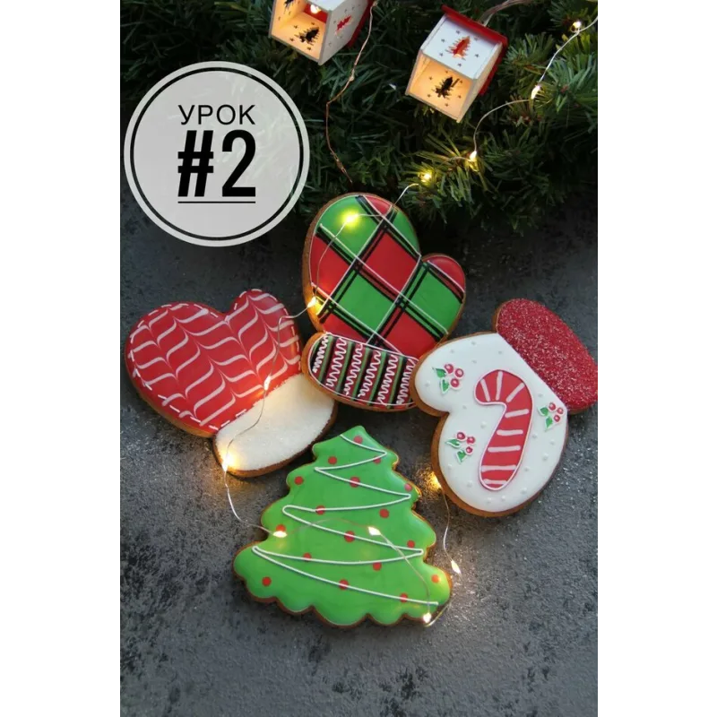 Новогодний курс 2022 по росписи пряников (Мария Ермолаева)