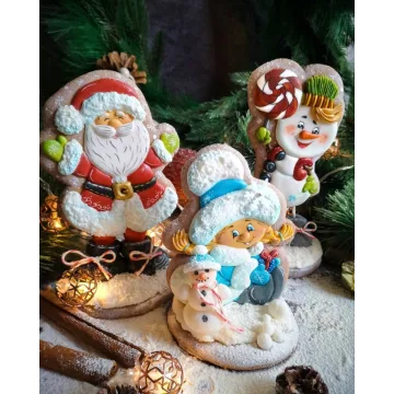 Новогодний Мастер Класс по Росписи Пряников (yulia.syrbu)