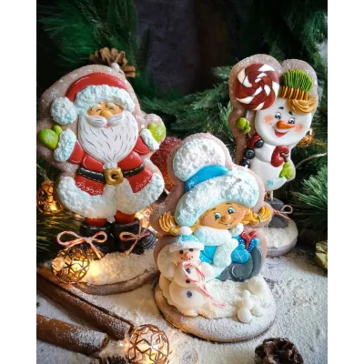 Новогодний Мастер Класс по Росписи Пряников (yulia.syrbu)