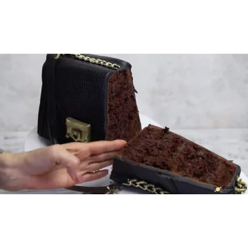 [Egor.Team] 3д-торт Сумка + рецепт торта Шоколадный трюфель с клюквой