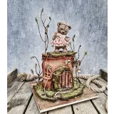 Мастер класс 3д торт "Мишка-малышка” (Ольга Громак, gromak_cake_omsk)