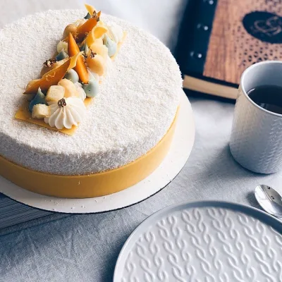 Торт манго-пломбир (Ксения Нохрина)