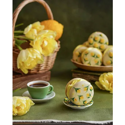 МК по приготовлению десертов и росписью «ситцевой» глазурью (Марина Невская, Nebesnyii_mindal)