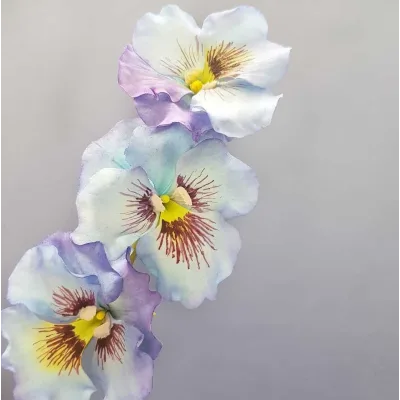 [Где торт?] Сахарный цветок Анютины глазки (Евгения Бочарова)