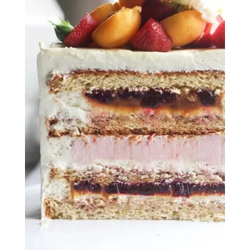 Торт Малина - соленая карамель (Нюта Зеленская)