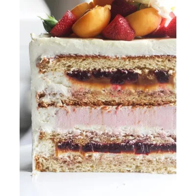 Торт Малина - соленая карамель (Нюта Зеленская)