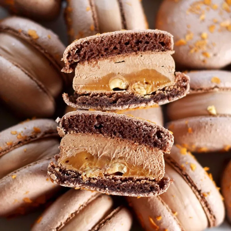 Начинка макарон "Snikers" (sweetsbyalice)