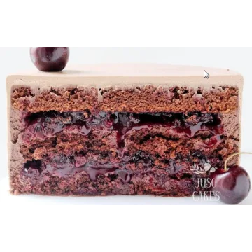 Торт Шоколадно-вишневый. Черный лес. (Juso cakes)