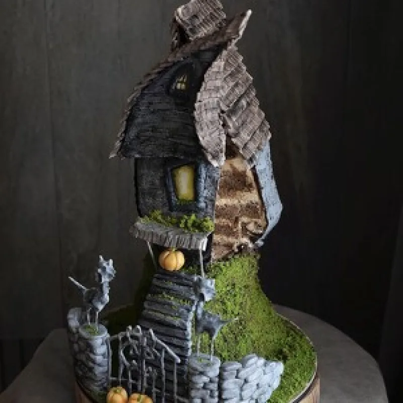 [anechkacake] Торт "Ужасный дом" (Анна Сухова)