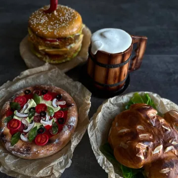 Мини-курс 3d тортиков в виде аппетитной еды (catcake.spb)