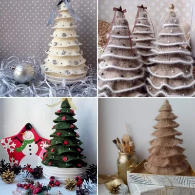 Новогодняя вязаная елочка (antosha_irina)