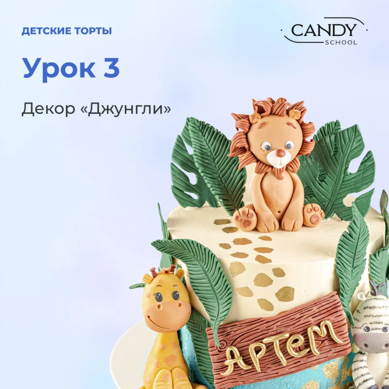 [candy school] Онлайн-курс "Детские торты" (Наталья Юн)