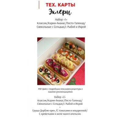 Закусочные эклеры (brutal_cakes)