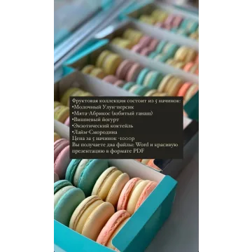 Начинки макарон «Фруктовая коллекция» (saharnyibunny)