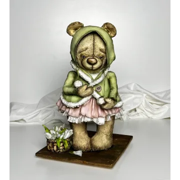 [Gromak_Cake School] Мастер-класс по 3D-торту «Мишка не малышка» (Ольга Громак)