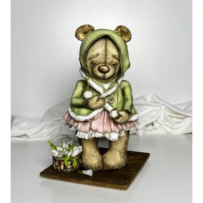 [Gromak_Cake School] Мастер-класс по 3D-торту «Мишка не малышка» (Ольга Громак)