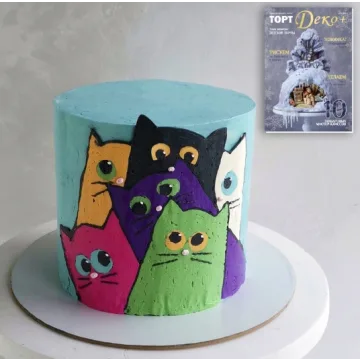 Журнал "ТортДеко+" №4 2019 - Детские Торты (Электронная версия) (Сakedeco учимся украшать торты)