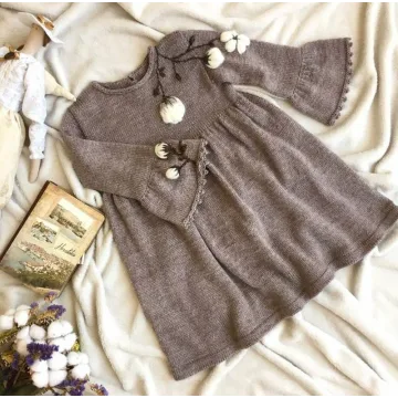 [Вязание] Платье «My feelfree» (mikky_kids_crochet)