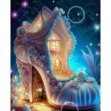 [Фом-арт] Светильник Туфелька-домик (Татьяна Шмелева)