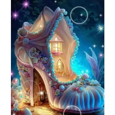 [Фом-арт] Светильник Туфелька-домик (Татьяна Шмелева)