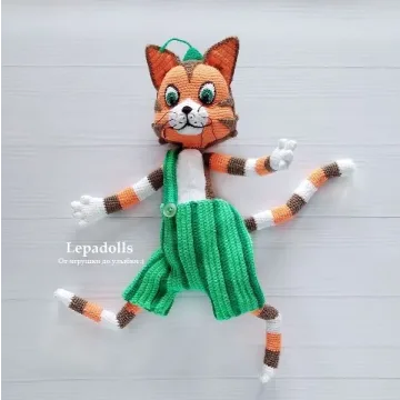 Мастер–класс по вязанию Кота Финдуса (Елена Лапехина)