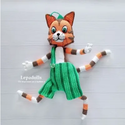 Мастер–класс по вязанию Кота Финдуса (Елена Лапехина)