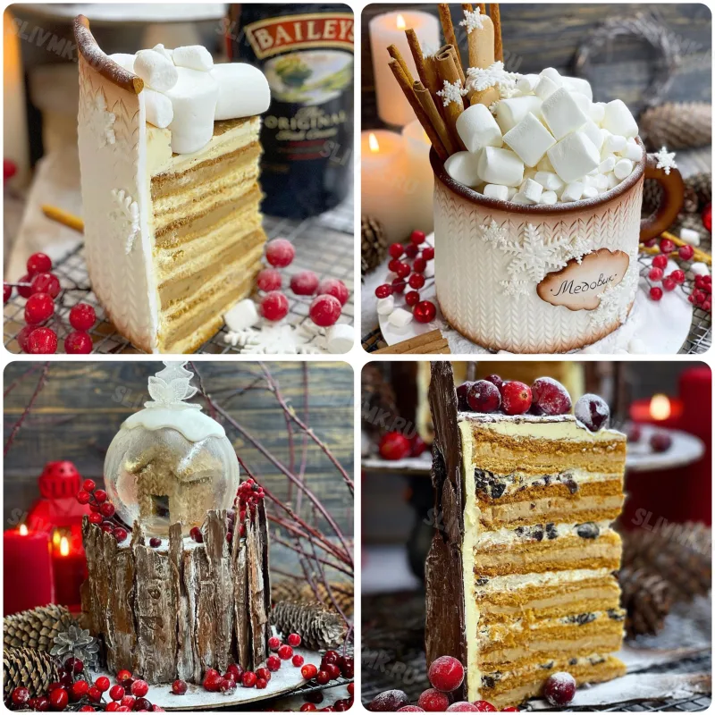 Сборник видеоуроков "30 медовиков" (gift_cookies)