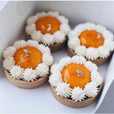 [konfect] Рецепт тартов Фисташка-грейпфрут-йогурт (Ксения Нохрина)