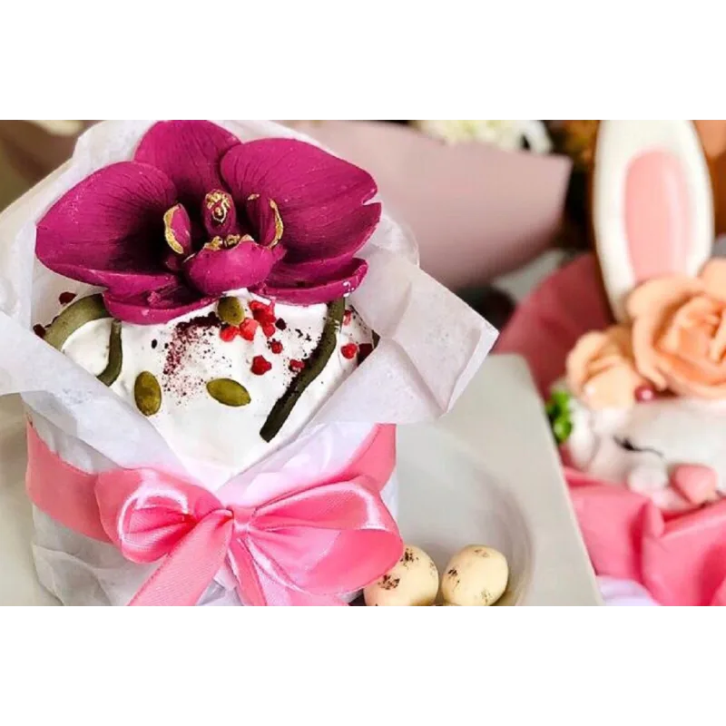 Кулич «Шоколадная орхидея» (Екатерина Завирюха)