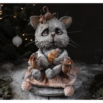 Торт "Котик" (Анна Сухова, anechkacake)