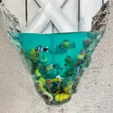 Вертикальный торт «Прозрачный аквариум» (Кристина Дольник)