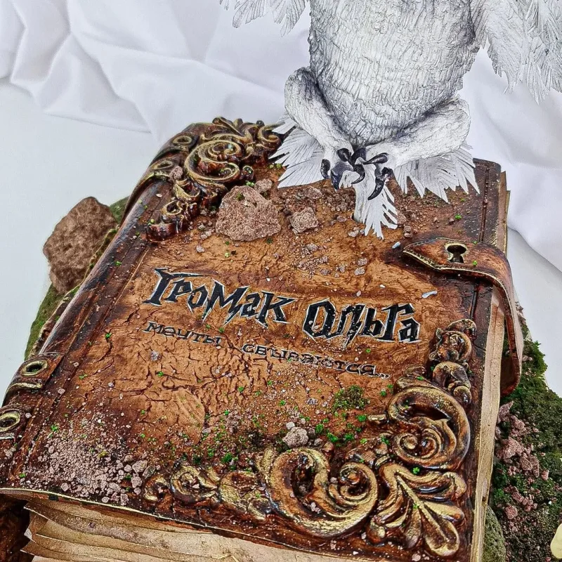 Мастер класс 3д торт “Книга” (Ольга Громак, gromak_cake_omsk)