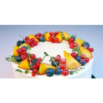 [Pastry-School] Торт "Персик- темьян" (Елена Крохмаль)