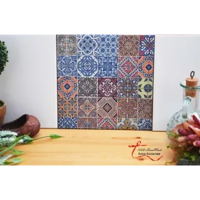 [Декупаж] Декупаж и роспись керамической плитки (Алла Ачкасова)