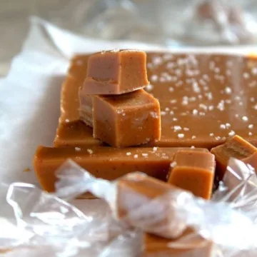 Вкуснейшая соленая карамель и нежная сливочная домашняя ириска с солью (Юлия Бугимваева)