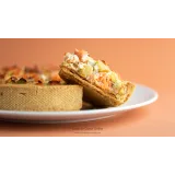 Киш с красной рыбой, цуккини и луком пореем (Екатерина Курбатова, Coup de Coeur Online)