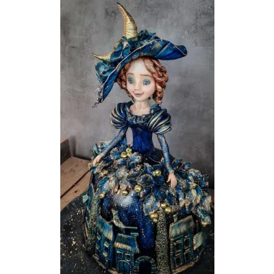 [gromak_cake] Мастер класс по 3д-торту кукла "Сказка на ночь" (Ольга Громак)