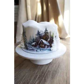 Зимний торт "Лес" (Елена Гнут)