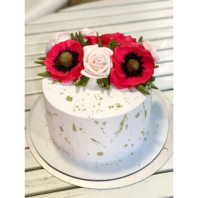 Онлайн курс по кремовой флористике «Лето с Еленой Поповой». Тариф «Все вместе» (Елена Попова)