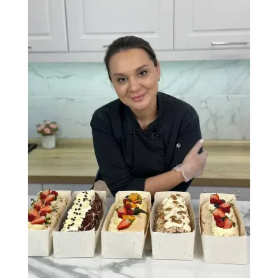 Меренговые рулеты. Шоколадные плитки и наборы. Зефирные цветы (Ольга Шмукста)