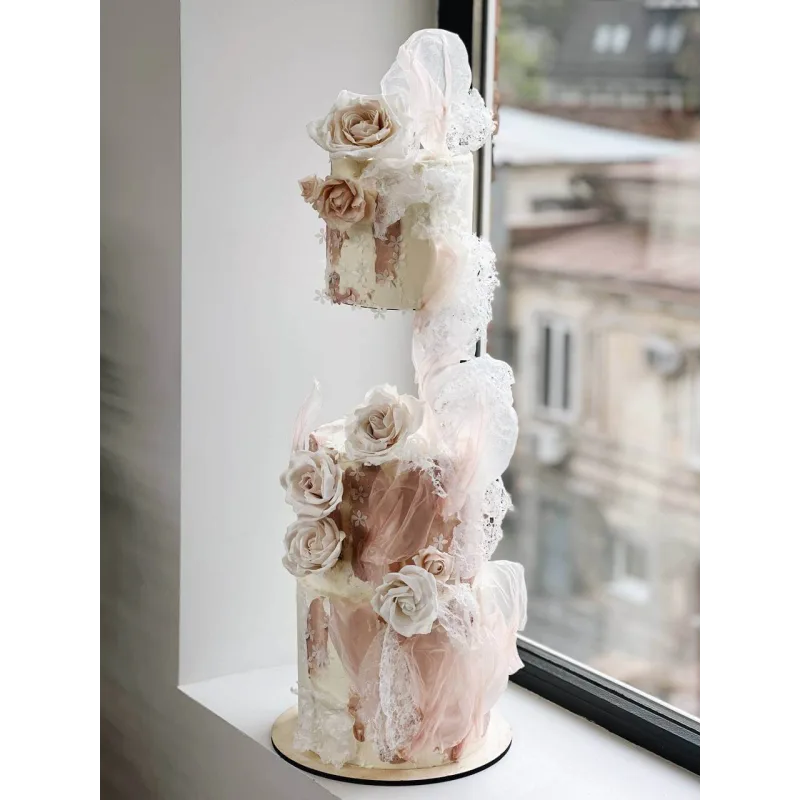 Курс по многоярусным и свадебным тортам. Тариф «Идеальный» (Ольга Куликова)