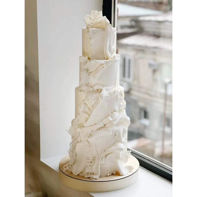 Курс по многоярусным и свадебным тортам. Тариф «Идеальный» (Ольга Куликова)