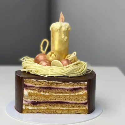 Медовик "Мандарин Вишня" (Мария Манахова)