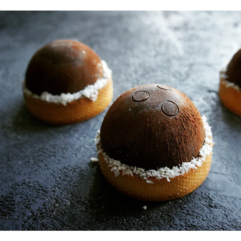 [Gnut Cake School] Три десерта - Корпусное сердце, Кокос и Фисташка (Елена Гнут, Артем Браун)