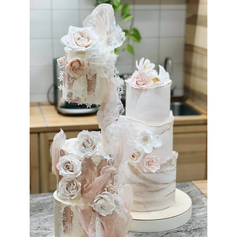 Курс по многоярусным и свадебным тортам. Тариф «Идеальный» (Ольга Куликова)