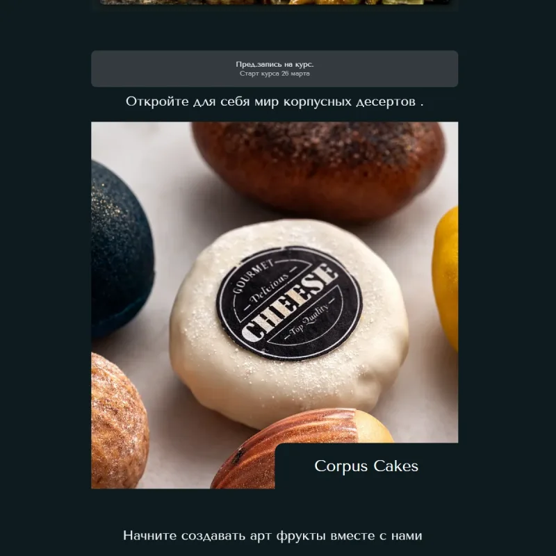 Corpus Cakes - Корпусные арт Десерты. Второй поток (Марина Миронова)