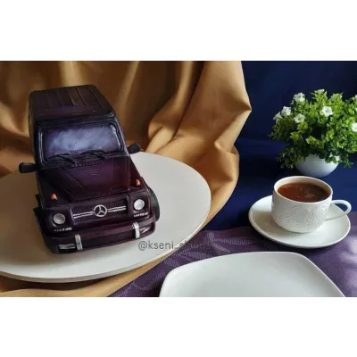 Торт "Mercedes Gelandewagen" (gdetort)