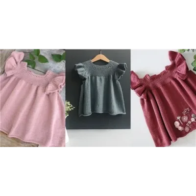 [Вяжи.ру] Вязаное детское платье Madicken